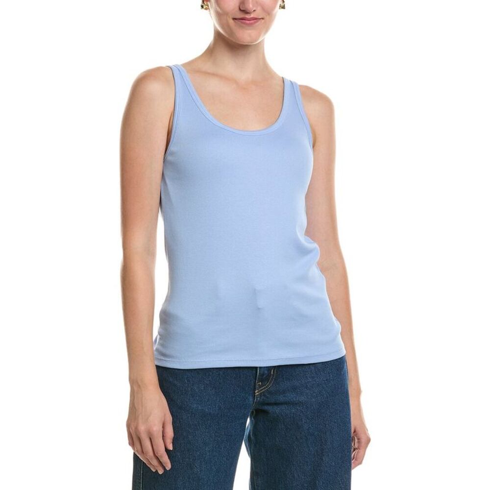 Eileen Fisher Womens Scoop Neck Slim Tank